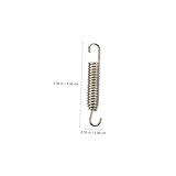 FIXOSHEE 6 Stück Teiliges Auspufffedern aus Edelstahl Drehbare Motorrad Krümmerfedern Zugfedern für Sichere und Vibrationsfeste Montage Spannfedern für Auspuffsysteme