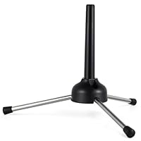 PartyKindom Instrumentenständer Tragbar für Klarinette Querflöte Oboe Stabiler Stativhalter für Blasinstrumente Leicht zu Transportieren mit Rutschfesten Enden