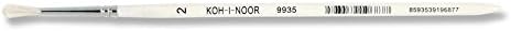 KOHINOOR KOH I Noor 9935 Round Brush, Fibre, Off-White, Size 2