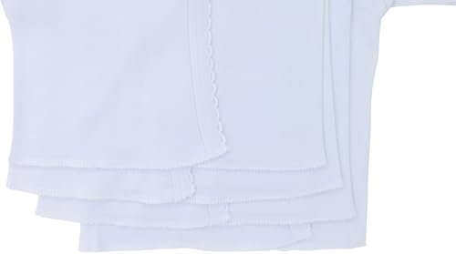 Image of ToBeInStyle Babies' 4 Pack Relaxed Fit Short or Long Sleeve Button Up Kimono Tee Swaddle Shirt
