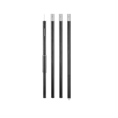 �A�E�g�h�A�L�����v�e���g�A�N�Z�T���[ 2.4m 2.8m 4�Z�N�V���� �A���~���� �L���m�s�[ �r�[�`�T���V�F�[�h �e���g�T�|�[�g�|�[��(Black-2.4)