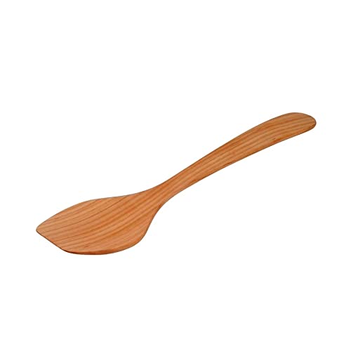 Espátula de wok engrasada de madera de cerezo de 37 cm, espátula, utensilios de cocina Cover