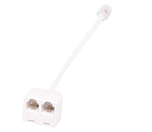 See full amazon price history chart for Eatech 6P4C RJ11 1 In-Line Male to 2-Way Double Female Outlet Converter Telephone Cable Phone Plug Line Jack Filter Splitter Adapter | White Eatech 6P4C RJ11 1 In-Line Male to 2-Way Double Female Outlet Converter Telephone Cable Phone Plug Line Jack Filter Splitter Adapter | White (B08VXGQSVH) Amazon Price History, Amazon Price Tracker