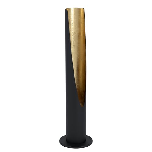 EGLO Tischlampe Barbotto, Deko Tischleuchte, Stablampe aus Metall in...
