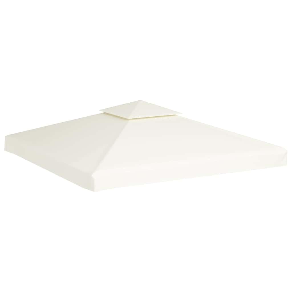 Pawilon zapasowy dach 310 g/m², kremowo-biały, 3 x 3 m z 8 oczkami