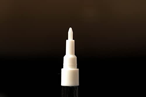 Image of Bandle B. Chalk Markers - 8 White Extra Fine Tip, Erasable, Non-Toxic, Water-Based, Crisp White for Glass or Chalkboard Markers for Businesses, Restaurants - Liquid Drawing Chalk