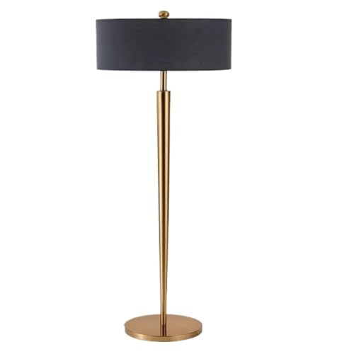 WxuuLTGJR Lámpara de pie para Dormitorio, lámpara de Metal, Cuerpo, lámparas de pie, lámpara de pie de Lujo, Pantalla de Tela, lámpara de pie Alta de Moda