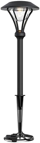 GOODSMANN Low Voltage Pathway Lights Landscape Lighting Outdoor Path Lights Wired LED 1W 60 Lumens 3000K Aluminum Housing Walkway Driveway Light with Stake Connector