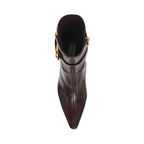 Bottine marron tête de moro Steve Madden STASHED avec boucle dorée - 7