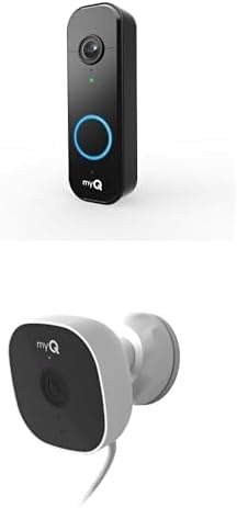 CHAMBERLAIN myQ Video Doorbell myQ Smart Outdoor Wired Camera