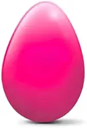 Brinquedo Mordedor para Cães Ovo Maluco Pequeno Médio e Grande Anti Stress(Rosa (P))