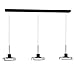 Produktbild Liadomo Pendelleuchte Volos, LED, 3-flammig, dimmbar, rund, Schwarz, aus Glas, höhenverstellbar, mit Fernbedienung, Esstisch, 3000-6000K, modern, Nachtlicht, Timerfunktion
