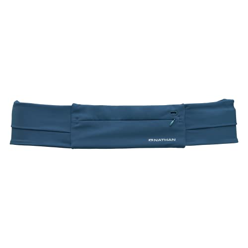 Nathan Running Belt Adjustable Fit Zipster, Zippered, Weather-Resistant Pocket & Two Quick-Stash...