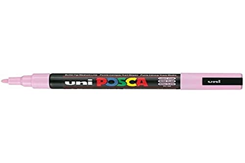Posca Marqueur Uni PC-5M Lot de 6 pièces, rose clair
