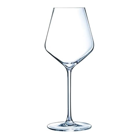 Cristal D'arques Éclat Paris - Ultime Collection - Box of 6 Crystalline Stemmed Glasses 38cl - Brilliance, High Durability, Complete Transparency - Ideal for Young Wines Cover