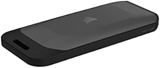 Corsair EX100U 2TB Portable USB Type-C Storage Drive - Blazing-Fast Storage to Any PC/Mac/Console, Gen2 x2 Connection, Up to 20Gbps, Plug and Play, Included Type-C and Type-A Cables - Black