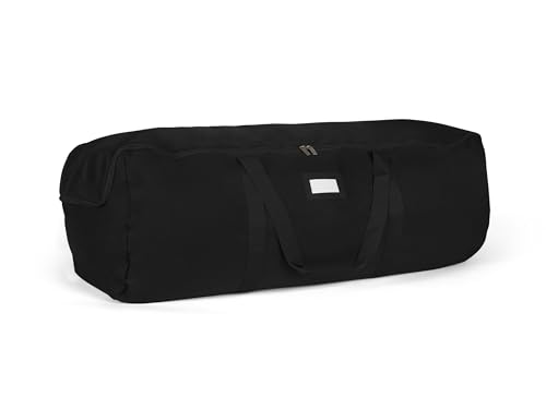 Covermates Keepsakes Garland Duffle Bag - Durable Polyester, Reinforced Handles, Fits up to 25 Foot Garland Depending on Thickness - Holiday Storage, Black