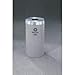 Glaro Inc. Glaro Recyclepro Single Stream Midnight Blue/Satin Aluminum, 16 Gallon Bottle/Can - B-1532