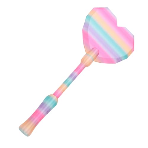 SUNGOOYUE Contactless Payment Wand, 3D Printed PLA Card Holder Wand with Heart Topper, Concealed Card Slot, 14 Inch Anti Slip Handle for Role Play Learning and Daily Tap to Pay (Rainbow) - Image 9