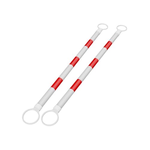 Connecteur de barre pour cônes de signalisation rouge et blanc lot de 4