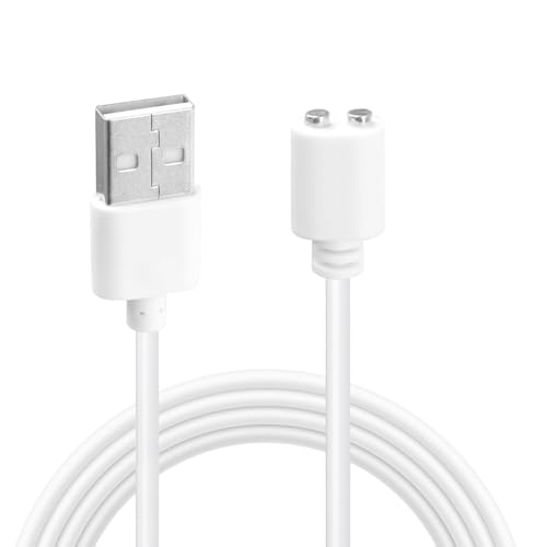 Magnetic USB Charger Cable Replacement Charging Cord Strong Magnet Compatible with Wireless Massager Smart Devices Long-Lasting Safe Charging Solution 7mm Dual Pin 0.8m