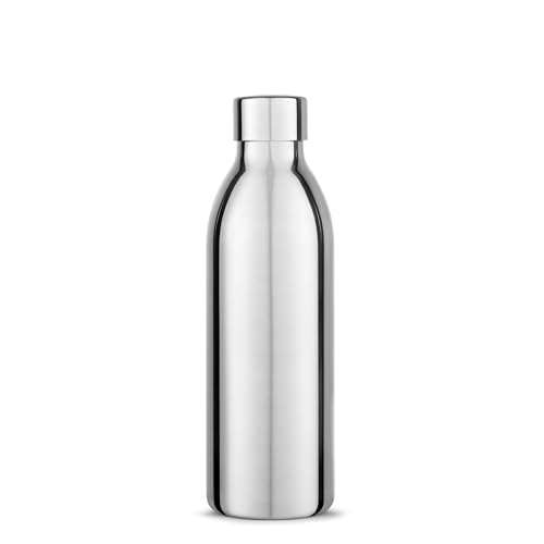 aarke To-Go-Flaschen Edelstahlflasche Trinkflasche für stille & sprudelnde Getränke kompatibel Carbonator 3 Doppelwandig & vakuumisoliert auslaufsicher & spülmaschinenfest 650ml