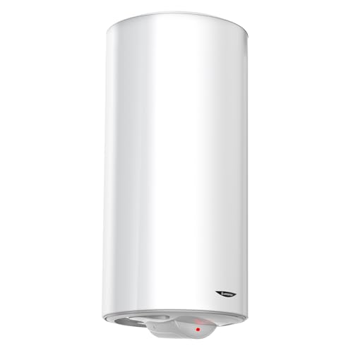 Ariston SAGEO 200 L - Chauffe-eau Électrique Vertical Mural 200L - Ø560mm - Résistance Stéatite Anticalcaire - Installation en eaux dures - NF Performance 2** - Conçu pour être installé en France