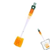 Flaschenbürste, 5-in-1-Flaschenwaschbürste, rutschfester Griff, verstellbarer Strohhalm-Schrubber für Gläser, Tassen, Weingläser