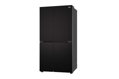 Image of LG 650L Side-by-Side Refrigerator 3-Star GL-B257JWB3 Convertible, Multi-Air Flow, Auto Smart Connect, Western Black