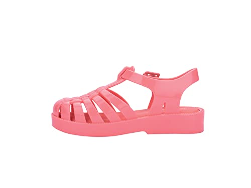 Image of mini melissa Possession Jelly Fisherman Sandal for Toddler and Kids | Iconic Fisherman Jelly Sandal for Toddlers & Girls, Adjustable Buckle, Waterproof, Bubblegum Scent, Play & Dress Shoes