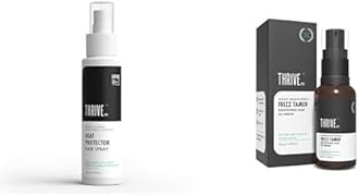 Pro Hair Styling Kit - HEAT PROTECTOR HAIR SPRAY (150ml) + Frizz Tamer (xxml)| With Up To 480°F Heat Protection | 12+ HOURS SHINE | Instantly Reduces Frizz & Flyaways