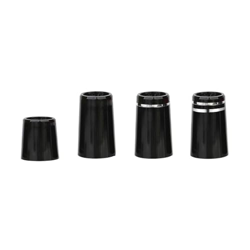 KeGOLF 10 Pieces Solid Black Flat Golf Iron Putter Ferrules for 0.370/0.355/0.355 Shaft Plastic Golf...