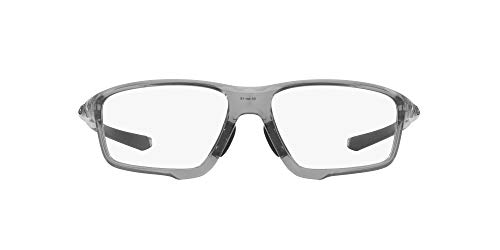 Oakley OX8080-808004 CROSSLINK ZERO (A) Eyeglasses Polished Grey Shadow/Demo Lens, 58 mm
