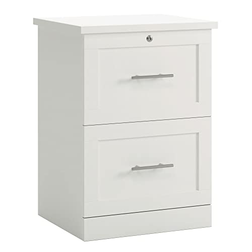 Realspace® 28-1/8 in. X 19 in Vertical 2-Drawer File Cabinet, White - Thumbnail 5