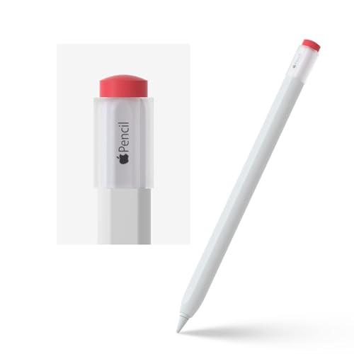 Funda de silicona para Apple Pencil 2 blanca de diseño minimalista y tacto suave