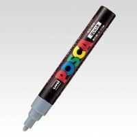 Amazon.co.jp: 三菱鉛筆 ポスカ PC-5M 灰色 37 PC5M.37 10個