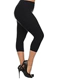 Plus Size Buttery Soft Premium Quality Capri Leggings, Pants for Women