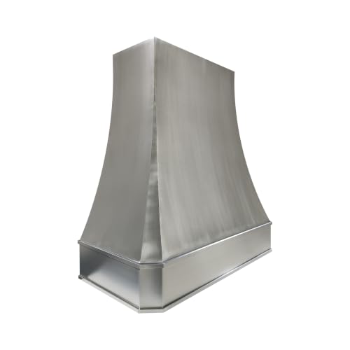 Image of SINDA Stainless Steel Range Hood with Internal Motor, Lighting and Baffle Filter, 48 inchW x 51 inchH, Wall Mount, In Stock