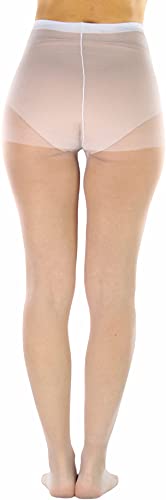 Image of ToBeInStyle Women's Control Top Sheer Footed Pantyhose Hosiery Tights Stockings