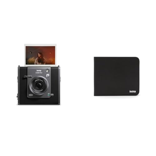 富士フイルム(FUJIFILM) クリスマスプレゼント お年玉ギフト チェキ Evo ハイブリッドインスタントカメラ(インスタントカメラ/スマホプリンター/デジタルカメラ) instax wide Evo ブラック INS WIDE EVO BLACK +アルバム