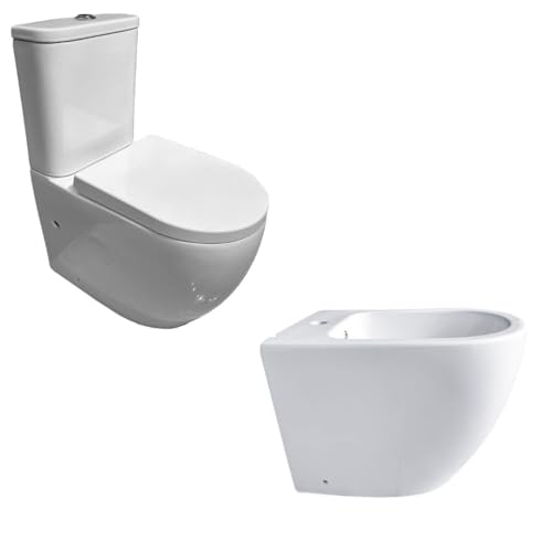 Inodoro con Bidet, Sistema Rimless
