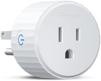 Govee Smart Plug, WiFi Outlet Compatible with Alexa and Google Assistant, Mini Smart Home Plugs with Timer Fuction & Group Controller, No Hub Required, ETL & FCC Certified, 2.4G WiFi Only (1 Pack)