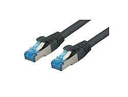 Preisvergleich Produktbild Mcab CAT6A S-FTP-FLEX-LSZH-0.25M-BK