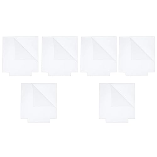 SEIWEI Acrylic Sheet Clear Cast for LED Light Base, Acrylic Light Board, DIY Blank Display Light Board for Signs, LED Light, Paintings and Crafts(Square)