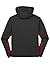 SPORT-TEK Youth Sport-Wick CamoHex Fleece Colorblock Hooded Pullover, Black/Deep Red, Large