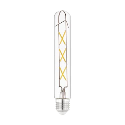 Eglo Ampoule LED tube E27, lampe en forme de tige, éclairage rétro, 4 watts (correspond à 40 watts), 470 lumens, blanc chaud, 2700 Kelvin, ampoule Edison...