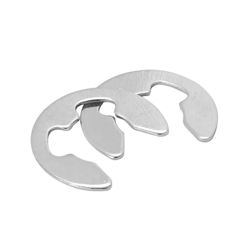 Mdingbao-V[bV[ M2.5 M3 M4 M5 M6 M8 M12 304 Stainless Steel External Retaining Ring Fastener Parts E Clip Snap Circlip WasherC