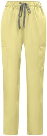 Scrubs for Women Set - V-Neck & Straight Leg Pants with Multiple Pockets — view 4