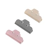 LABRIMP フードクリップ 3個パック プラスチックバッグシーラースティック スライド式エアダスト キッチン ペットフード チップス 収納用