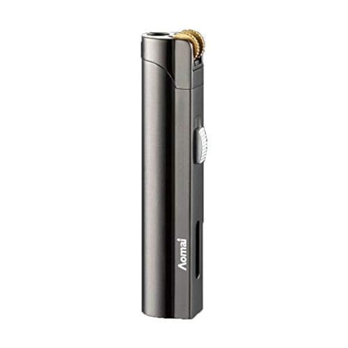 Encendedor Soplete a Butano Gris AOMAI Windproof miniatura 1